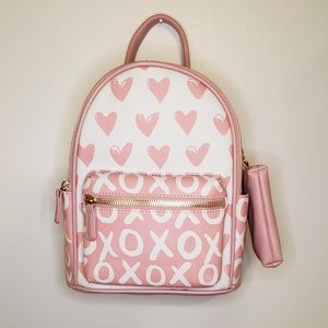 Pink/White XO Backpack